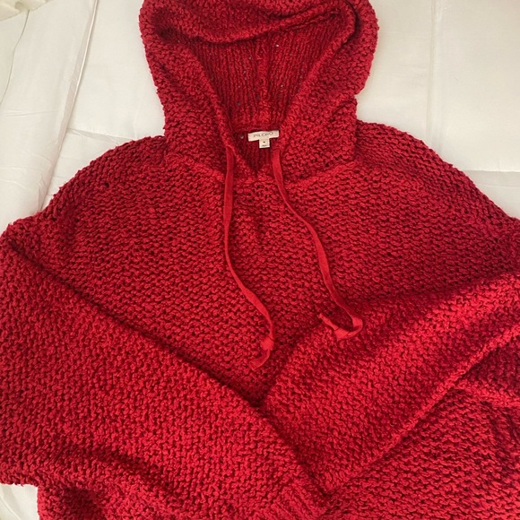 Anthropologie Red Sweater - Picture 4 of 4